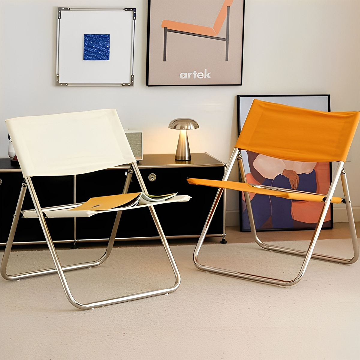 カラフル折りたたみチェア