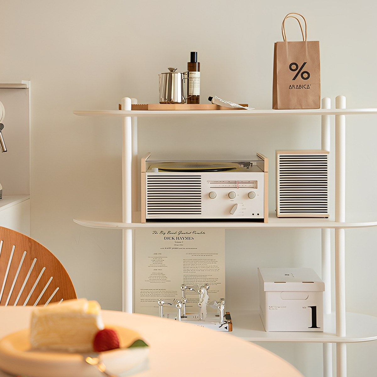 オーバル型オープンラック