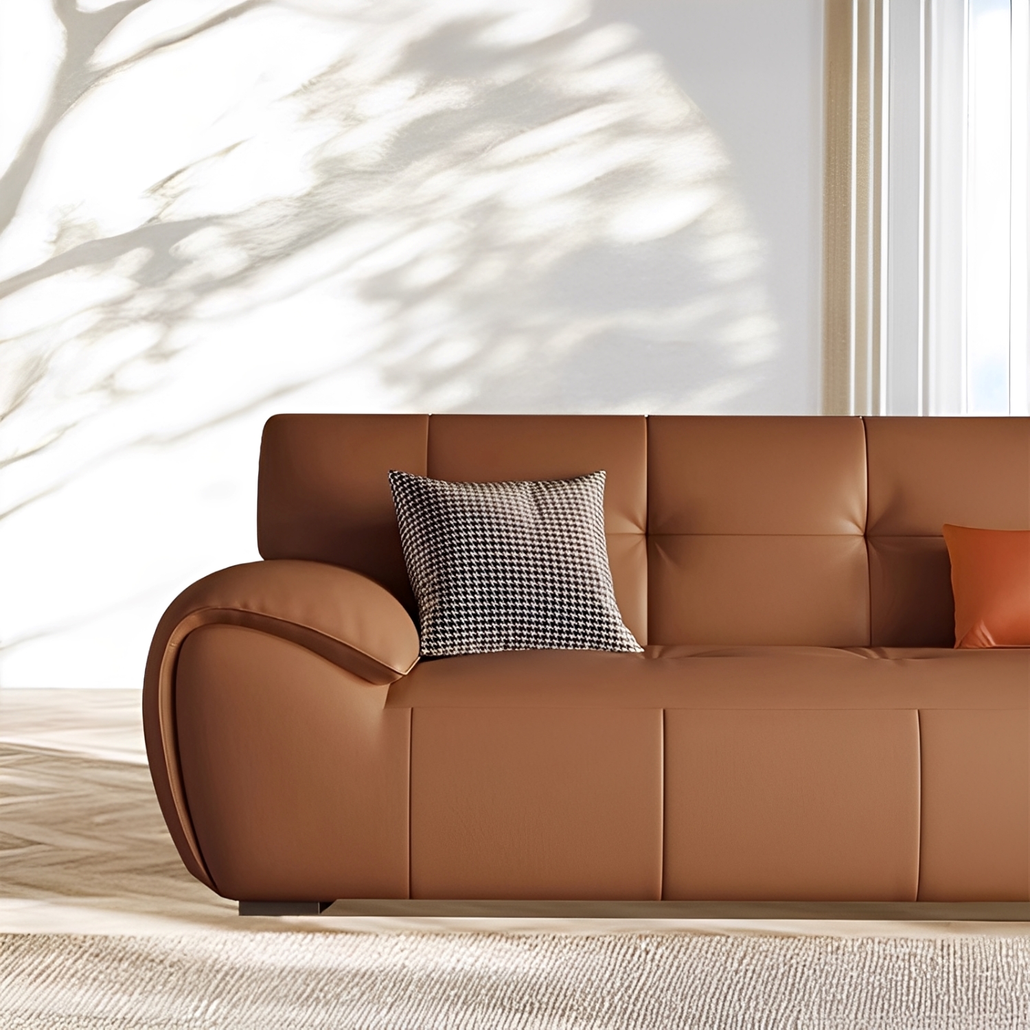 イタリアン本革シックデザインソファ | 快適な座り心地と高級感の両立