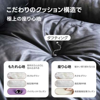 モダンリラックスソファ