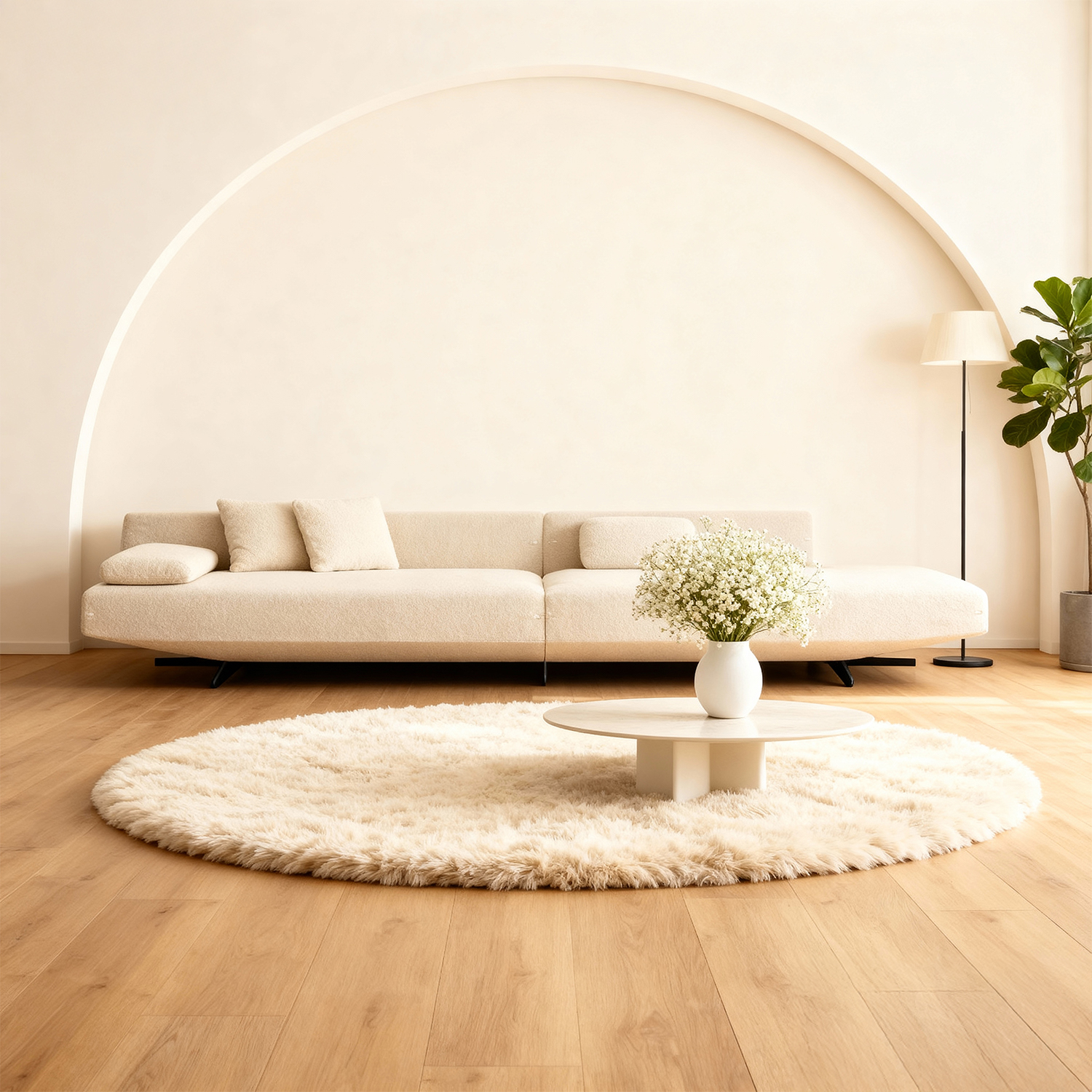 ワイドリビングソファ