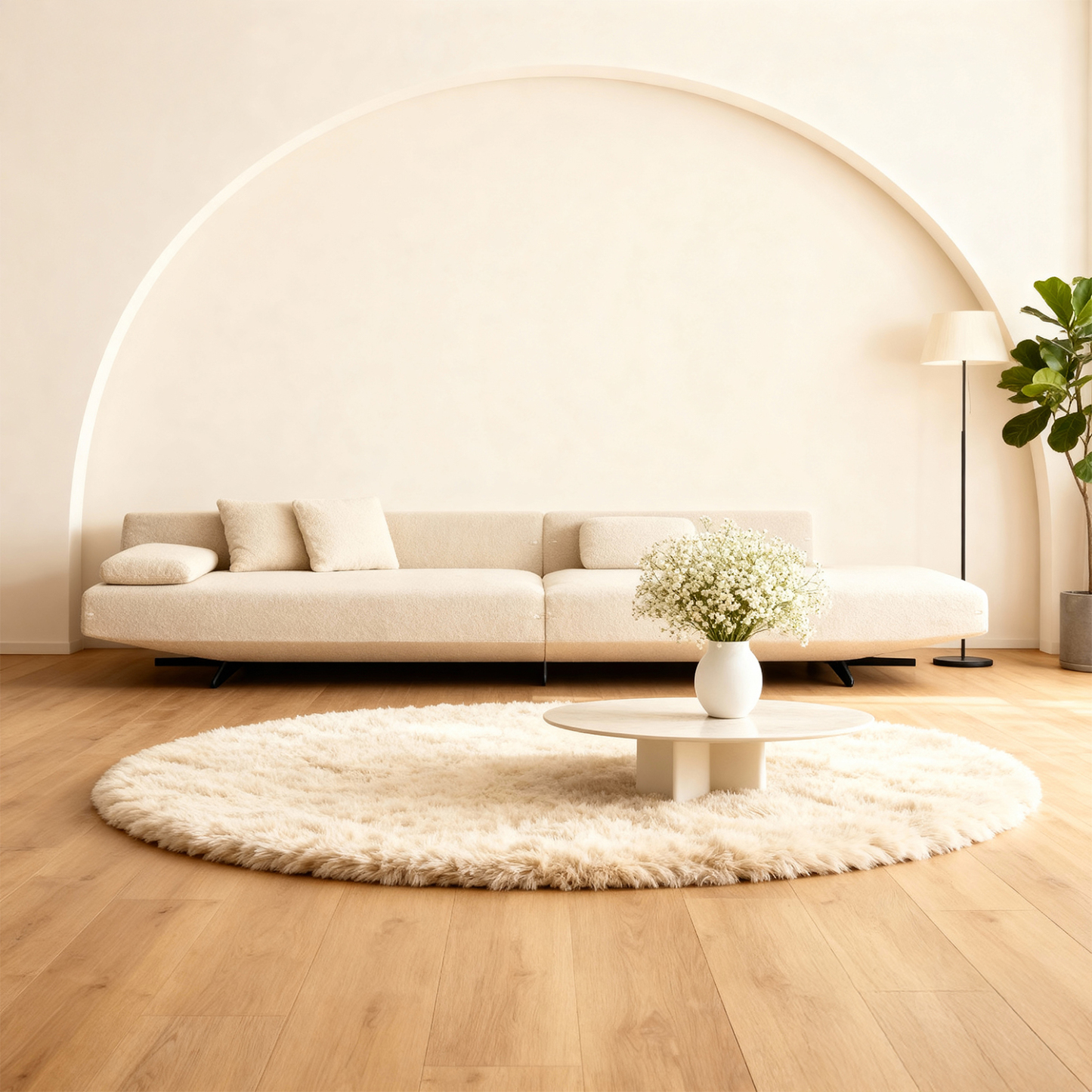 ワイドリビングソファ