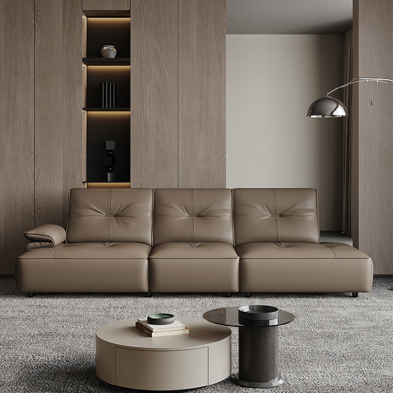 セパレート式ロイヤルレザーソファ