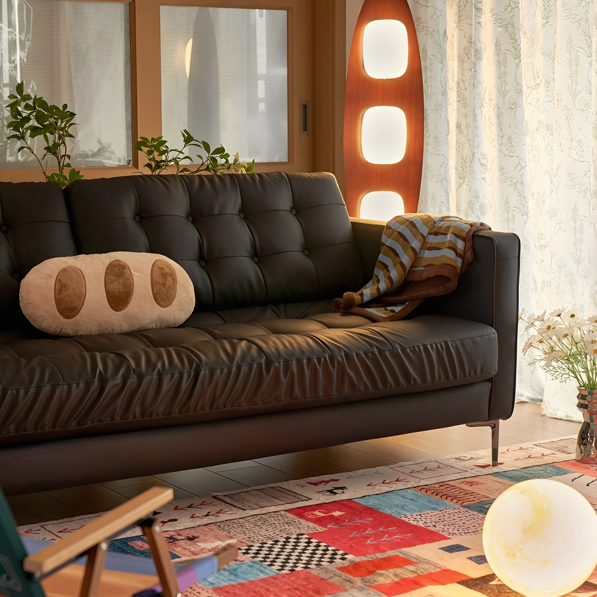 クッションラウンジソファ