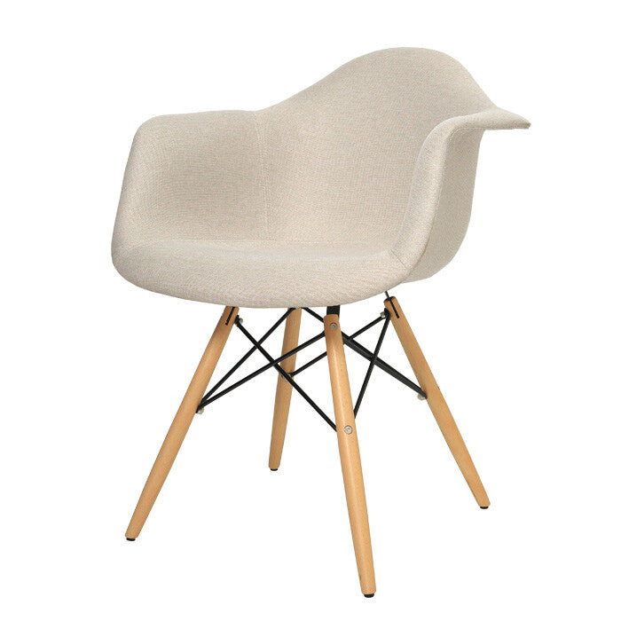 西洋スタイル アームチェア クリーム色 西洋スタイル アームチェア クリーム色 西洋スタイル アームチェア