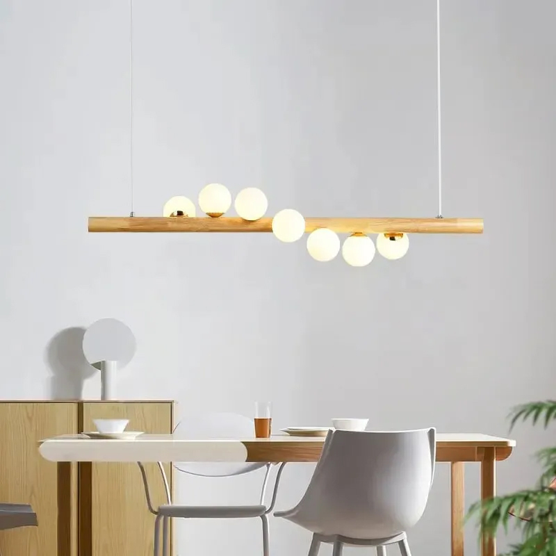 ナチュラルウッドグロウペンダントライト