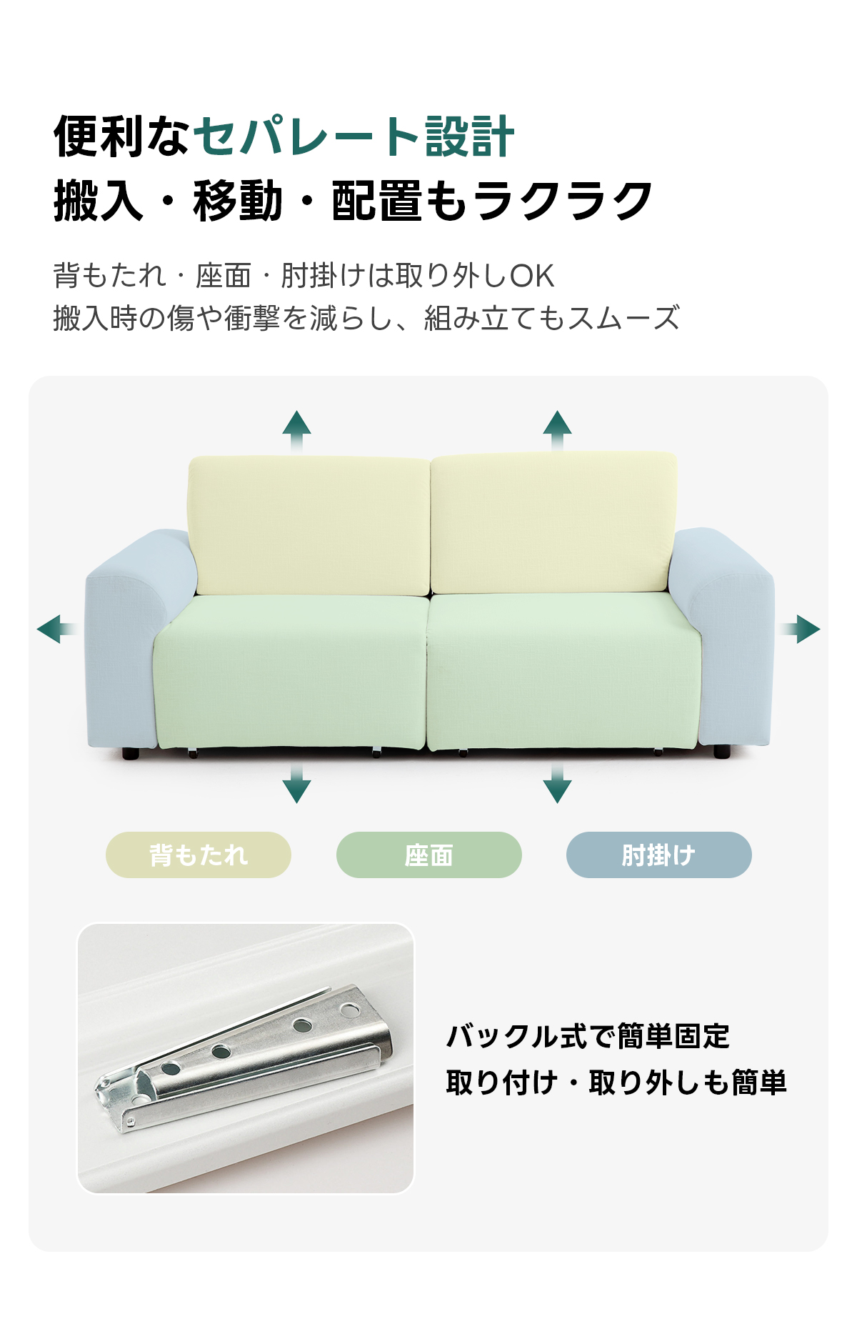 Motion Prime モダンデザイン電動スライドソファベッド|撥水加工と高耐久性で安心、リモコン操作&デュアルモーターを搭載した座面奥行き最大137cmの独立調整 | 快適性と多機能性を兼ね備えたリビング家具便利なセパレート計搬入・移動・配置もラクラク背もたれ・座面・肘掛けは取り外しOK搬入時の傷や衝撃を減らし、組み立てもスムーズ背もたれ座面时掛けバックル式で簡単固定取り付け・取り外しも簡単