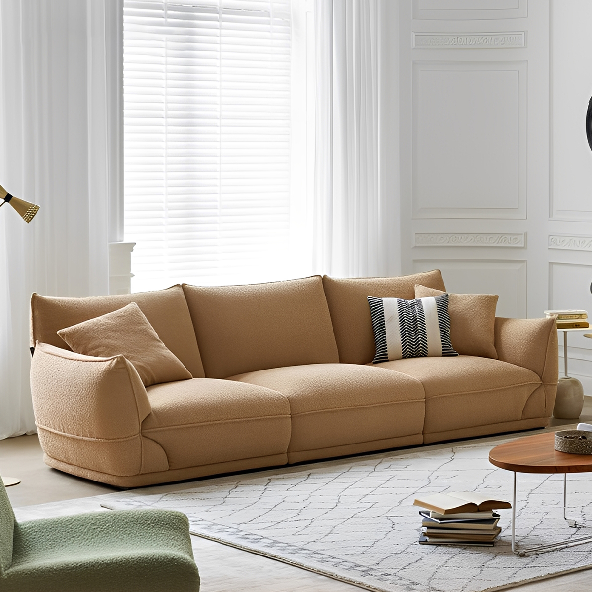 モダンシルエットデザインソファ