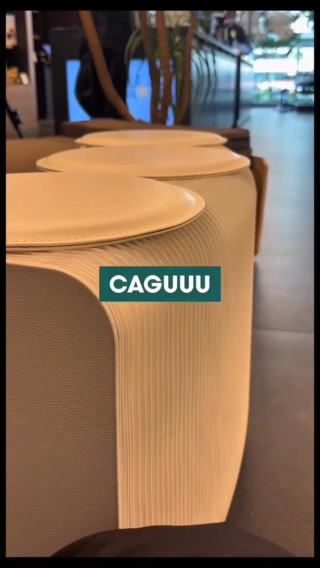 Kraft Paper アコーディオン型ロングスツール【蔦屋家電+展示中】