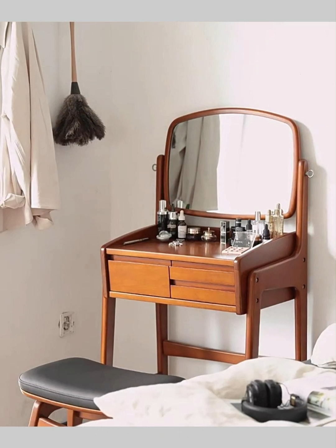 ツゲ材 天然木コンパクトドレッサー