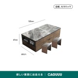 【大特価＆在庫限り】昇降式セラミックリビングテーブル - Thumbnail 15