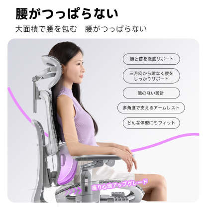 多機能オフィスチェア