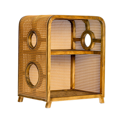 ラタン調キャットハウス