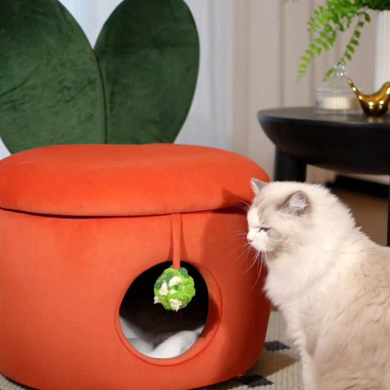 にんじん型多機能キャットハウス