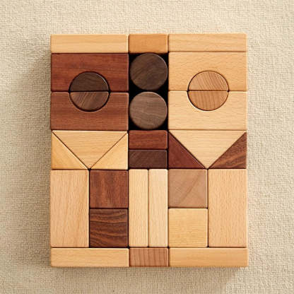 無垢材積み木 | 天然素材で安心、遊びながら育む創造力 – CAGUUU