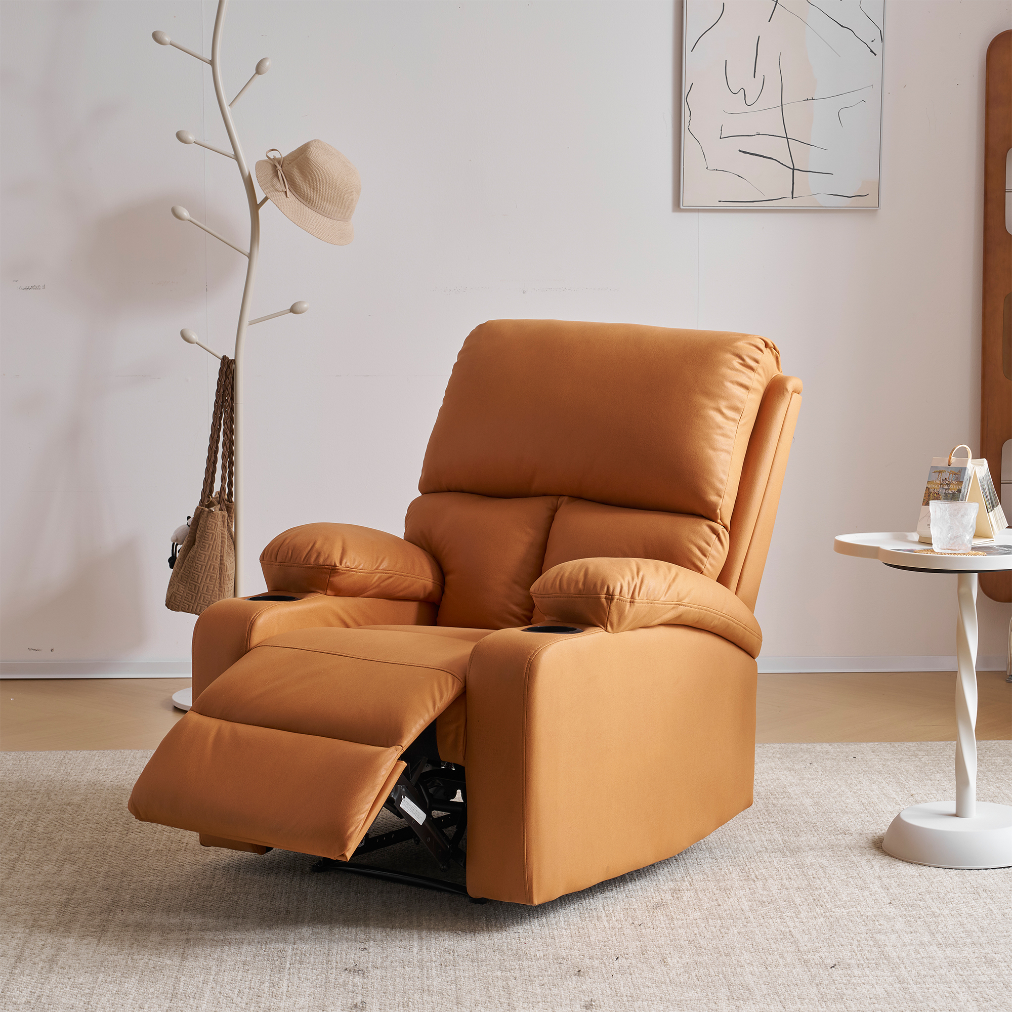 電動ダブルクッションリクライニングソファ | 機能性と快適さを