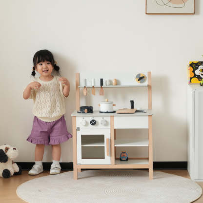 木製子供用ミニキッチン