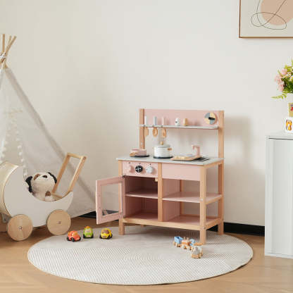 木製子供用ミニキッチン – CAGUUU