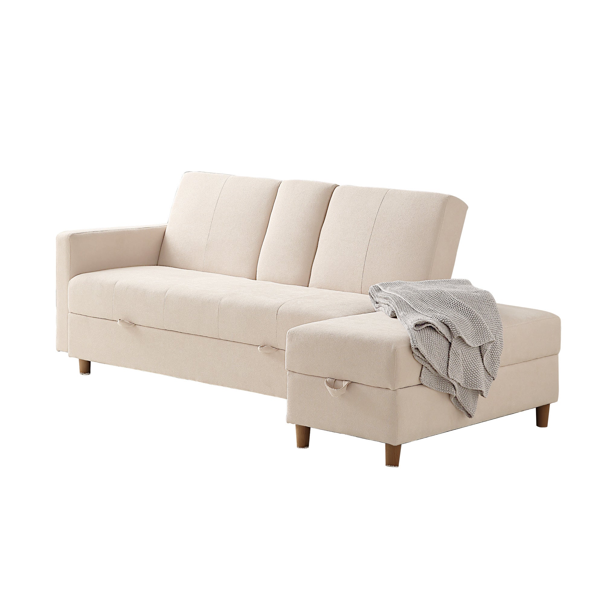 収納付き多機能3人掛けソファ | 自由自在に変形する多機能ソファ – CAGUUU