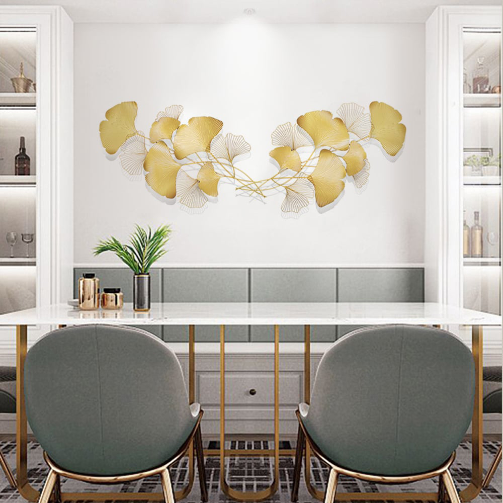 エレガントリーフウォールアート