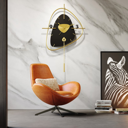 オーバルリズム壁掛け時計