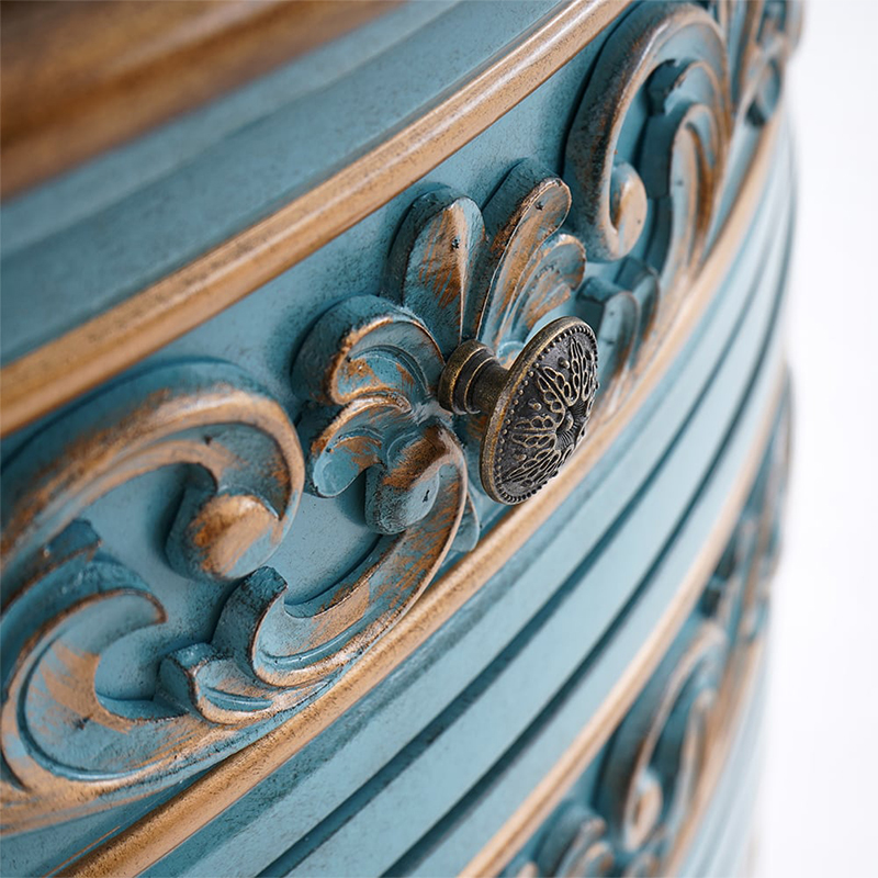 アンティーク調コーナーキャビネット – CAGUUU