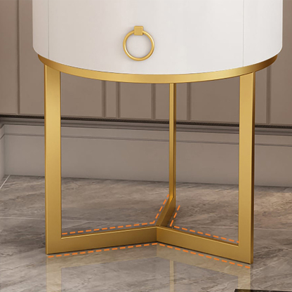 モダン ラウンドデザインナイトテーブル