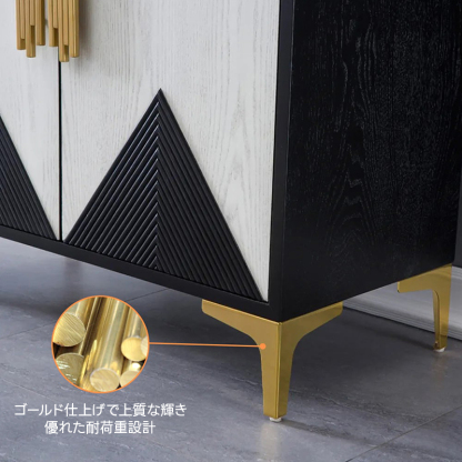 幾何学デザインモダンキャビネット