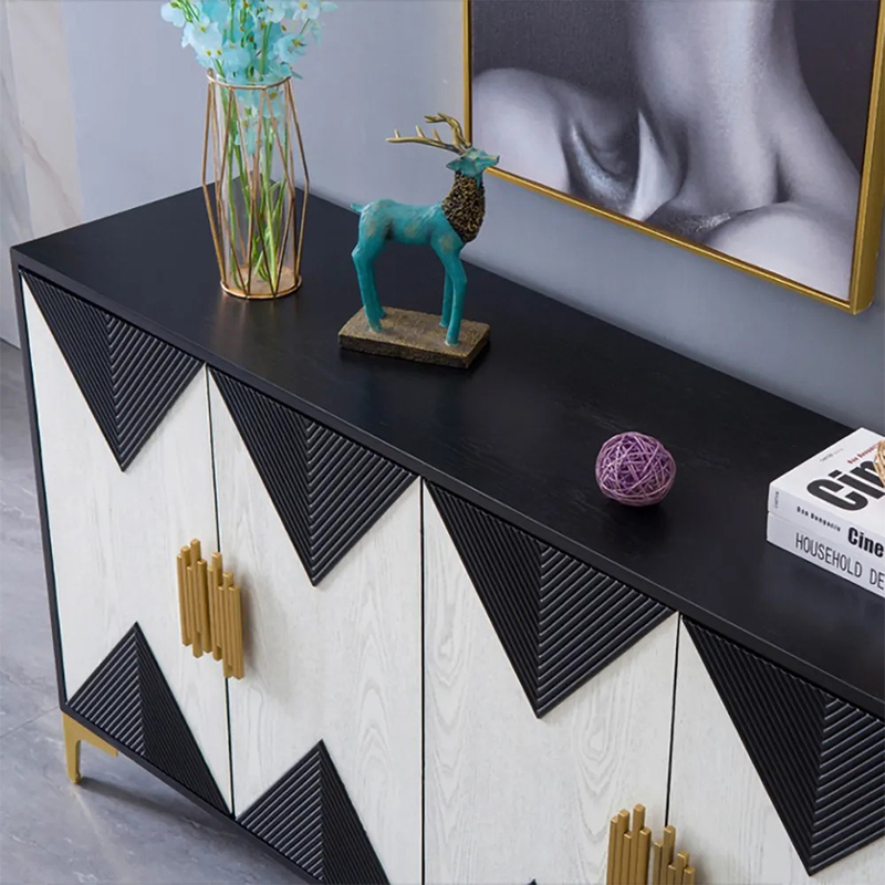 幾何学デザインモダンキャビネット