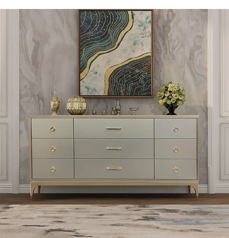 モダンベッドルームドレッサー | 北欧風デザインと収納力に優れた