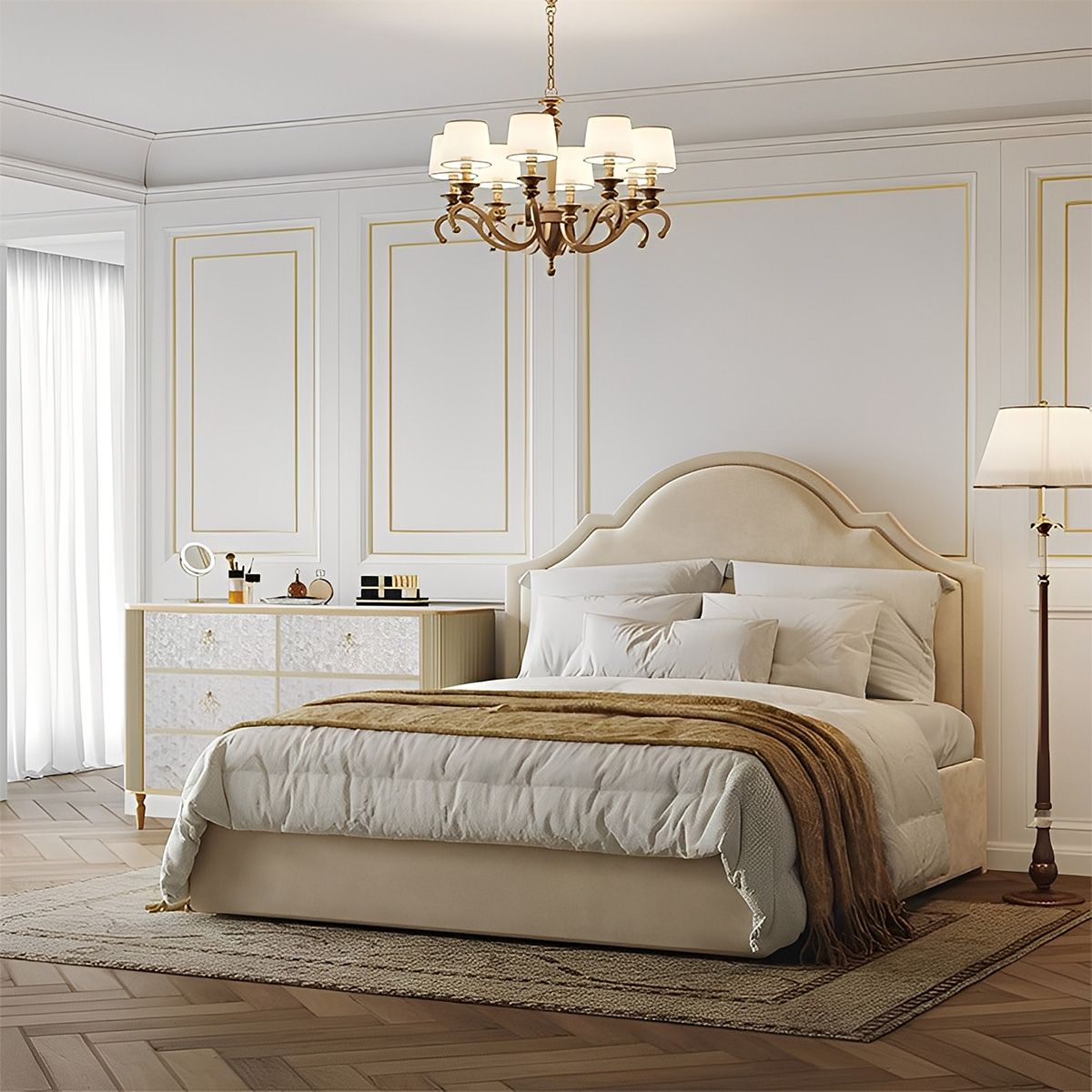 グレースデザインモザイクチェスト