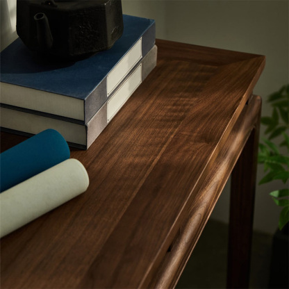 ナチュラル ウォールナット材 コンソールテーブル