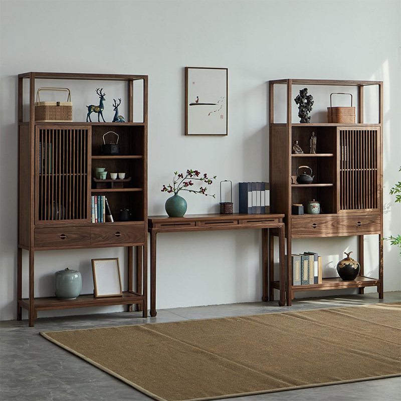 ナチュラル ウォールナット材 コンソールテーブル