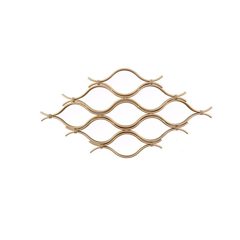 ウェーブフレームウォールミラー