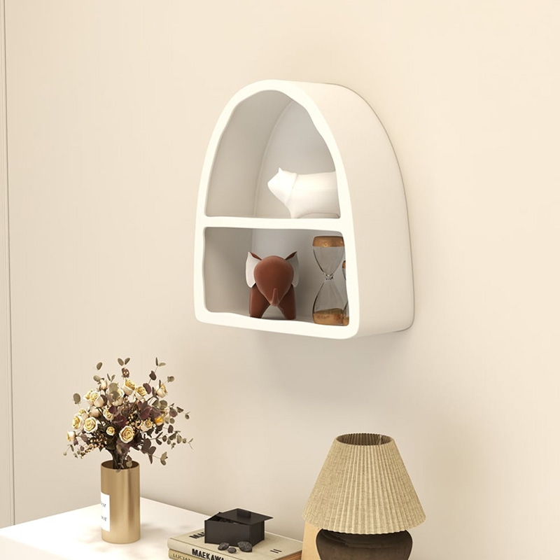 アーチ型ホワイトシェルフ 2段　サリュ　ツインアーチ　シェルフ WEB限定商品》ツインアーチ型シェルフ／Lunette | salut!(サリュ