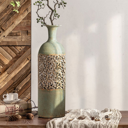 フレンチカントリー風鉄製花瓶