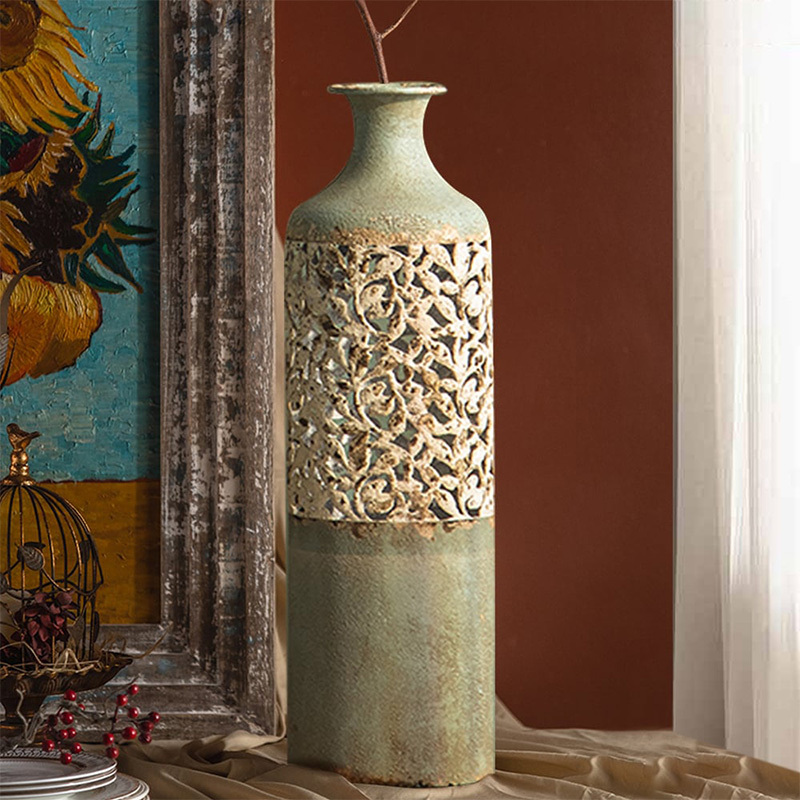 フレンチカントリー風鉄製花瓶