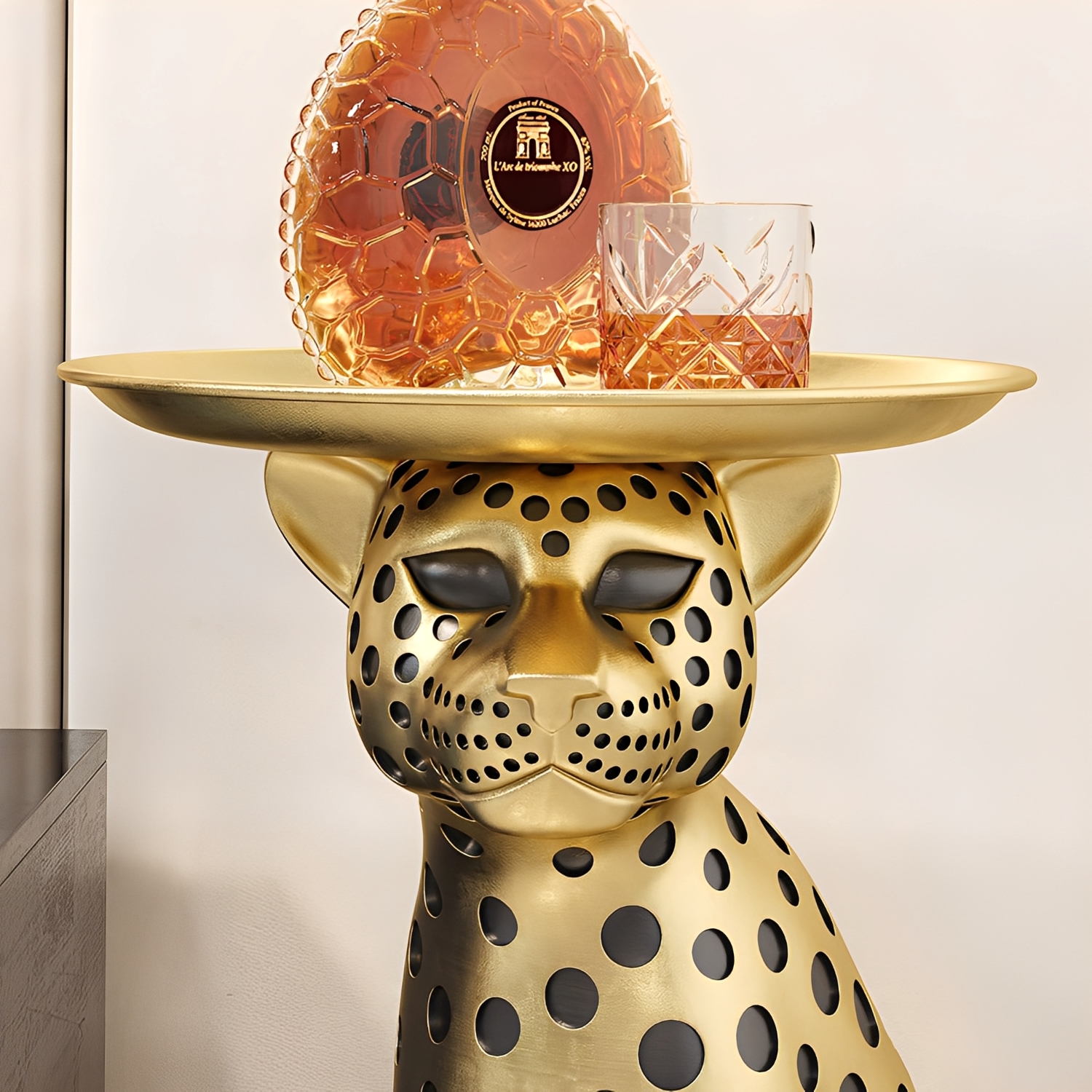 パンサーデザインサイドテーブル | 豪華で個性的なインテリアに映える