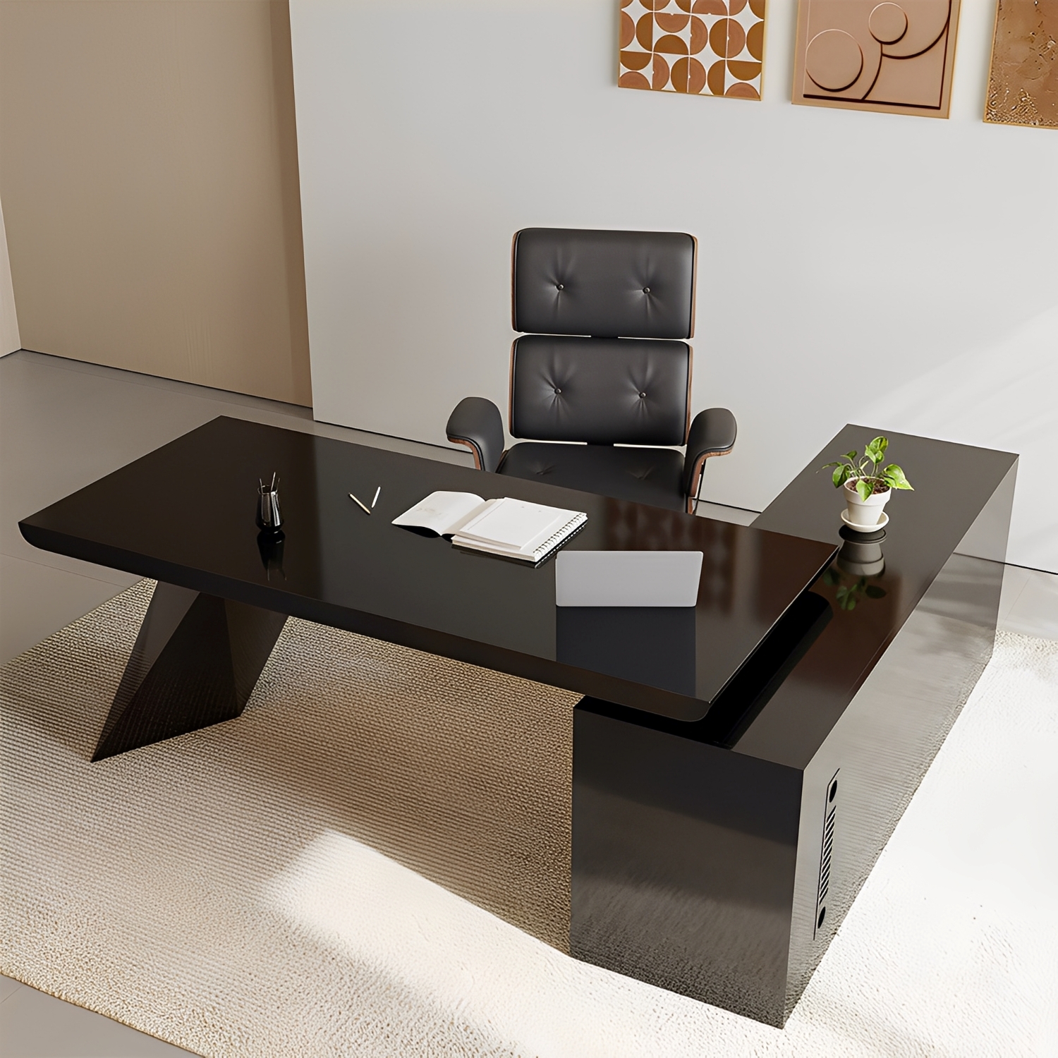 美品✨稀少デザイン❣️バンブー格子×ガラス天板テーブル ローテーブル 座卓 livingut_291138