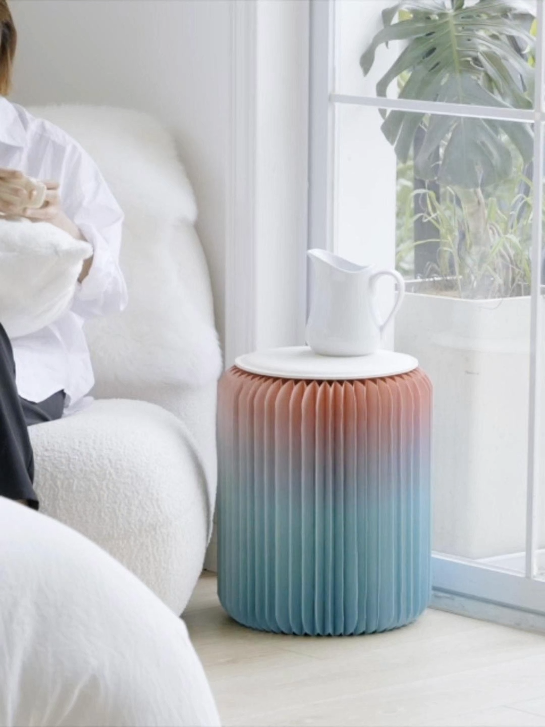 Kraft Paper クラフト紙折りたたみスツール