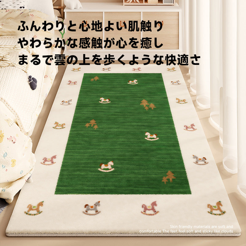 ブークレ生地アニマルカーペット