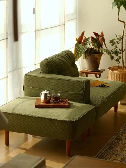 コーデュロイコンパクトソファ