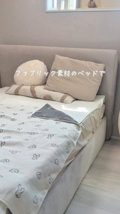 クイックセットファブリックベッド｜工具不要で組み立てられるクッションベッドフレーム