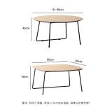 北欧風シンプルローテーブル