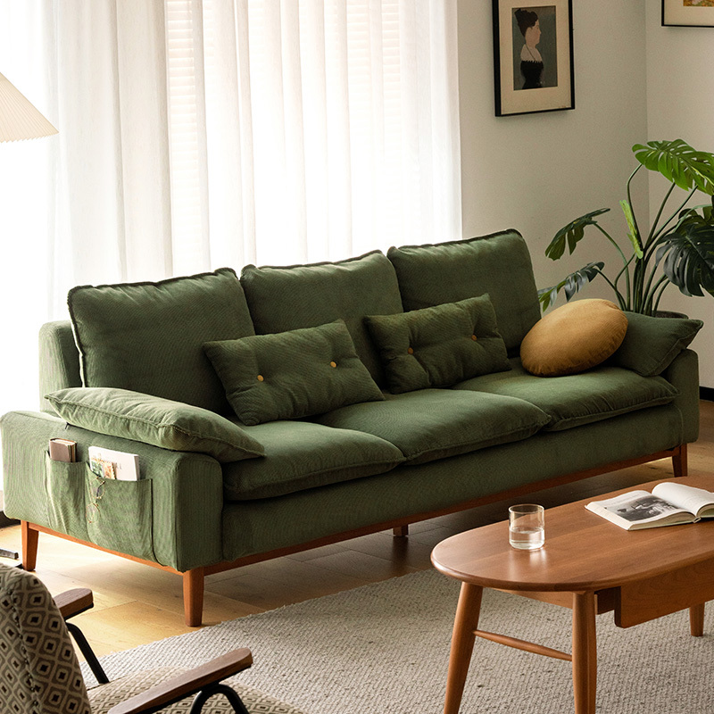 コーデュロイクッションソファ【カスタマイズ可】