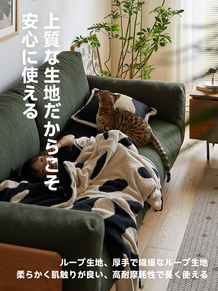 チェリー材 ウッドフレームパイルクッションソファ