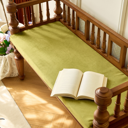 ガラス装飾ロングベンチ