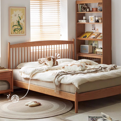 チェリー材 クラシックウィンザースタイルベッド