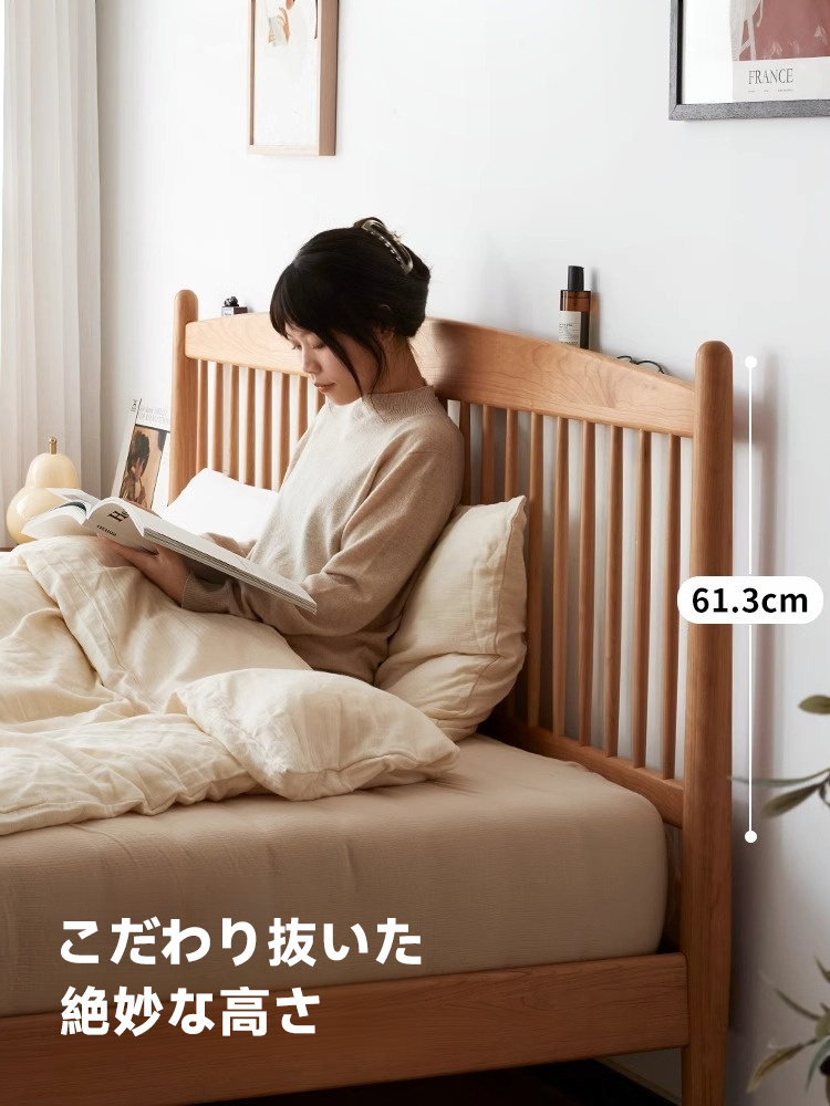 チェリー材 クラシックウィンザースタイルベッド