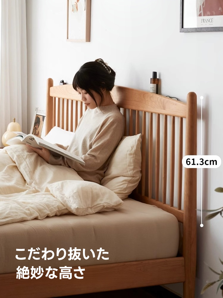 チェリー材 クラシックウィンザースタイルベッド